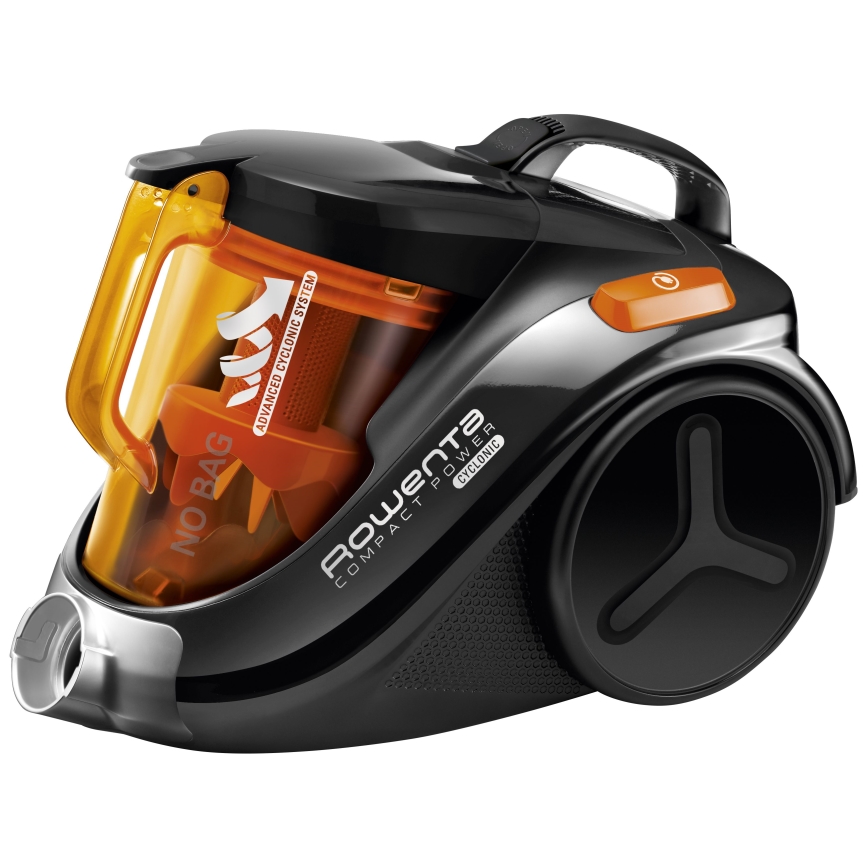 Rowenta - Poseløs støvsuger COMPACT POWER 1,5 l 750W/230V sort/orange