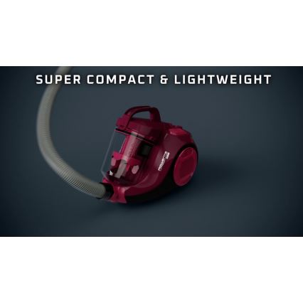 Rowenta - Poseløs støvsuger SWIFT POWER CYCLONIC 1,2l 750W/230V rød