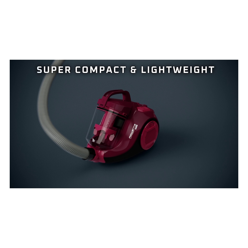 Rowenta - Poseløs støvsuger SWIFT POWER CYCLONIC 1,2l 750W/230V rød