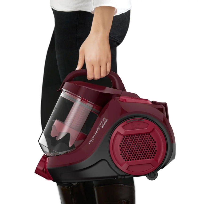 Rowenta - Poseløs støvsuger SWIFT POWER CYCLONIC 1,2l 750W/230V rød