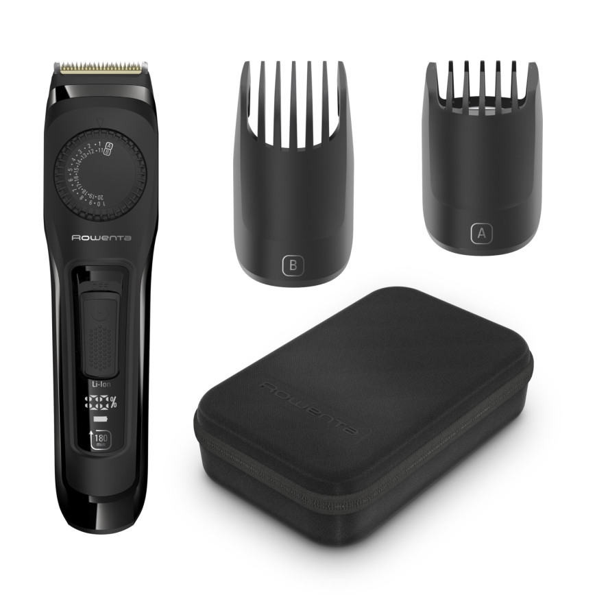 Rowenta - Skægtrimmer VIRTUO BEARD TRIMMER sort 1200 mAh
