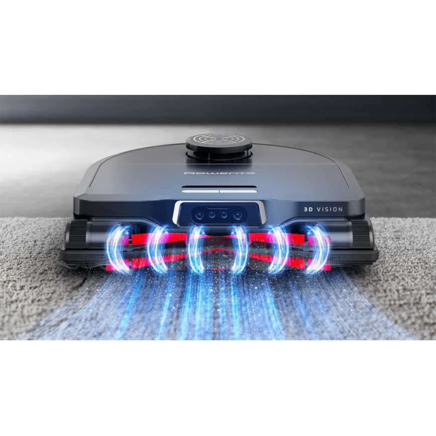 Rowenta - Smart robotstøvsuger med moppe X-PLORER S240 + AI Animal & Allergy Wi-Fi 5200 mAh