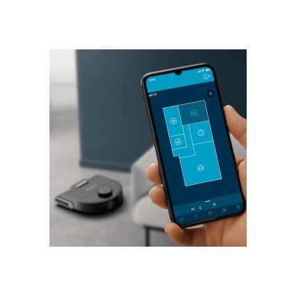 Rowenta - Smart robotstøvsuger med moppe X-PLORER S240 + AI Animal & Allergy Wi-Fi 5200 mAh