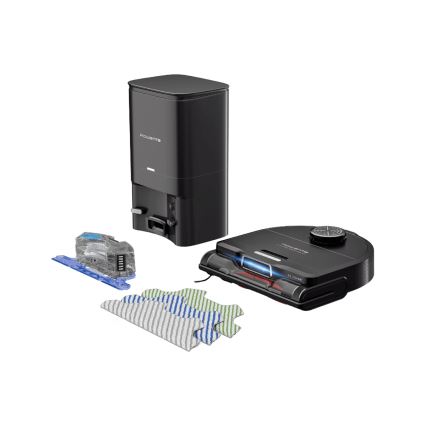 Rowenta - Smart robotstøvsuger med moppe X-PLORER S240 + AI Animal & Allergy Wi-Fi 5200 mAh
