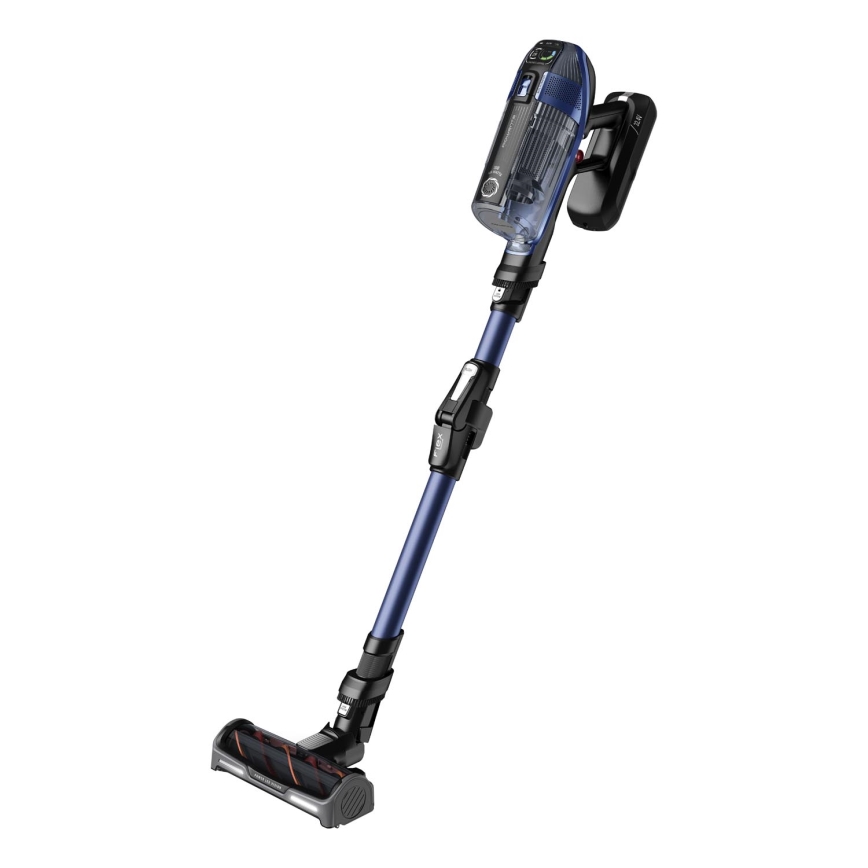 Rowenta - Støvsuger med moppe X-FORCE FLEX ANIMAL AQUA AUTO 3-i-1 480W/32,4V 2500 mAh blå
