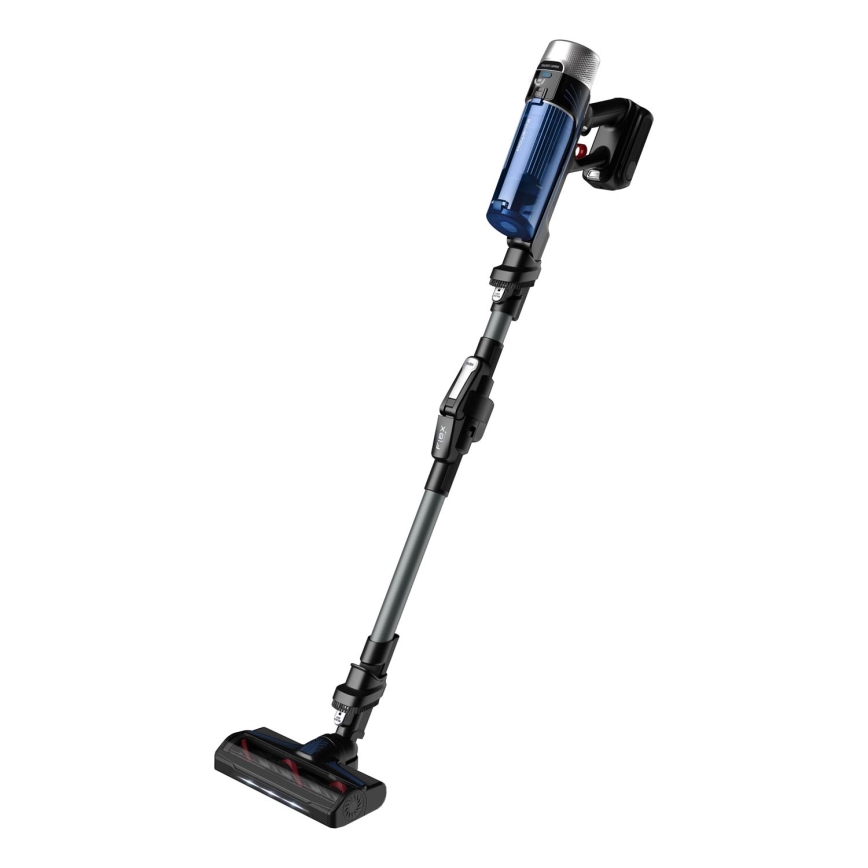 Rowenta - Støvsuger med moppe X-FORCE FLEX ANIMAL AQUA AUTO 4-i-1 250W/25,2V 2500 mAh sort/blå