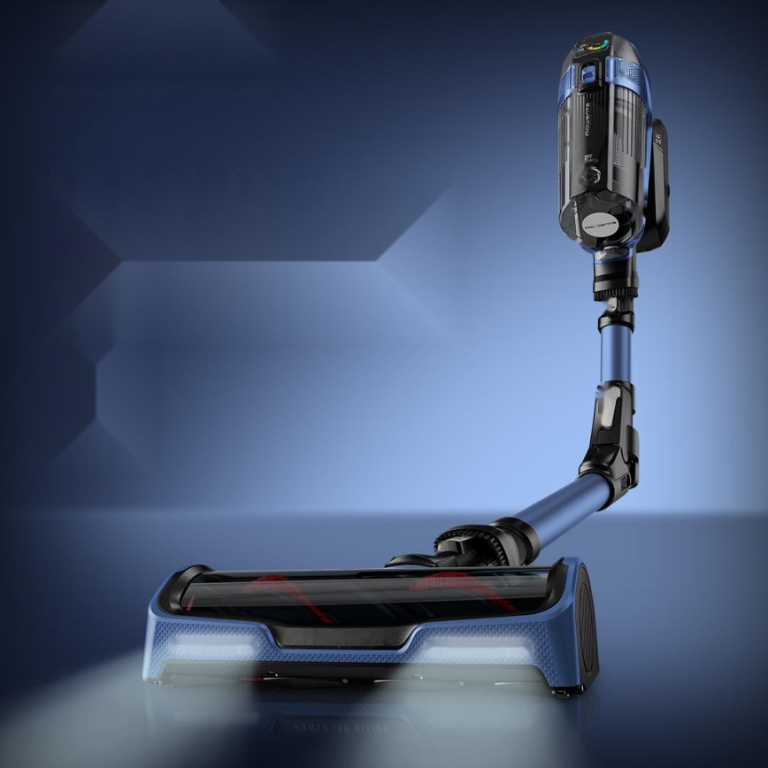 Rowenta - Støvsuger med moppe X-FORCE FLEX ANIMAL AQUA AUTO 3-i-1 480W/32,4V 2500 mAh blå