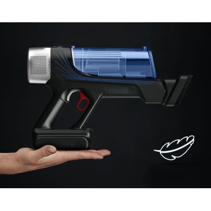 Rowenta - Støvsuger med moppe X-FORCE FLEX ANIMAL AQUA AUTO 4-i-1 250W/25,2V 2500 mAh sort/blå