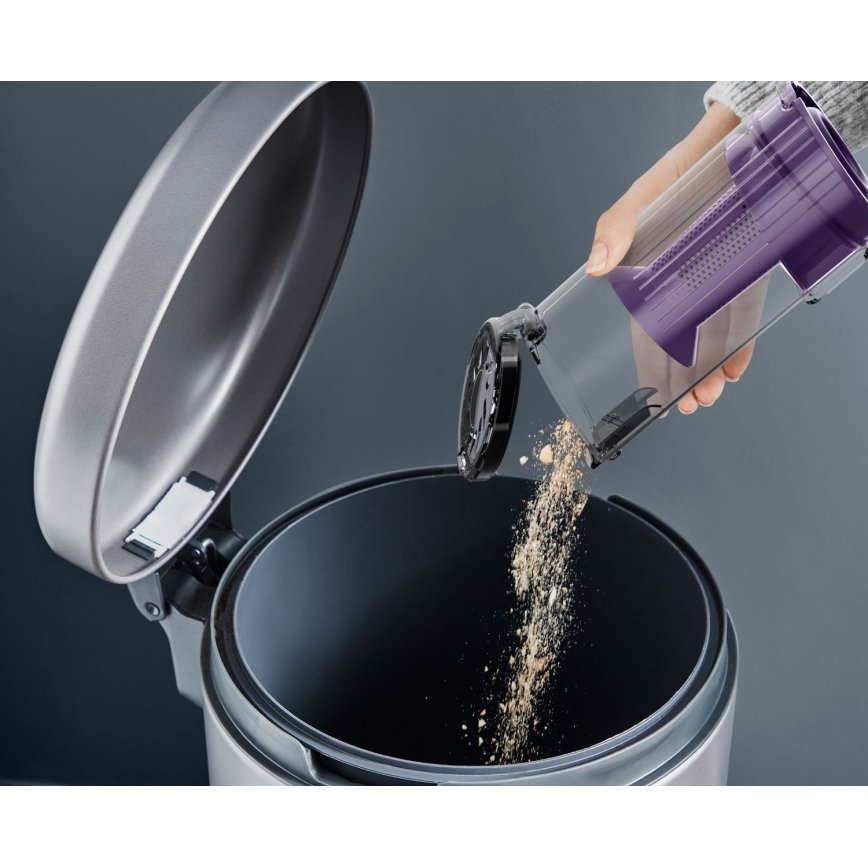 Rowenta - Støvsuger X-PERT 2-i-1 140W/18V 2500 mAh lilla