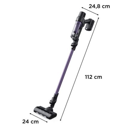 Rowenta - Støvsuger X-PERT 2-i-1 140W/18V 2500 mAh lilla