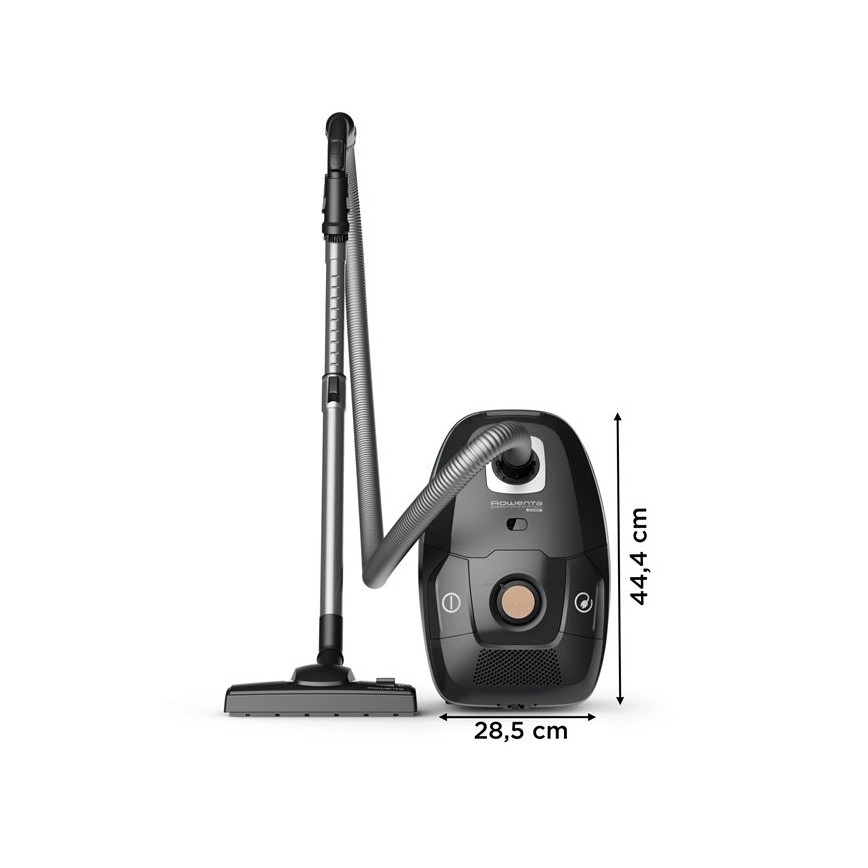 Rowenta - Støvsugerpose GRØN FORCE EFFITECH ECO TOTAL CLEAN 400W/230V sort