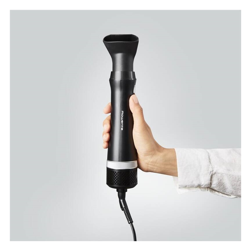Rowenta - Varmluftsbørste EXPRESS STYLE 900 W/230 V sort/sølv