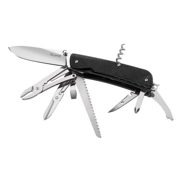 Ruike RULD51 - Multifunktionel lommekniv TREKKER 11,4 cm/17 funktioner sort