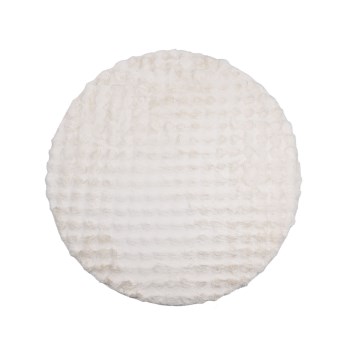 Rundt tæppe RABBIT BUBBLE 160 cm, cremefarvet