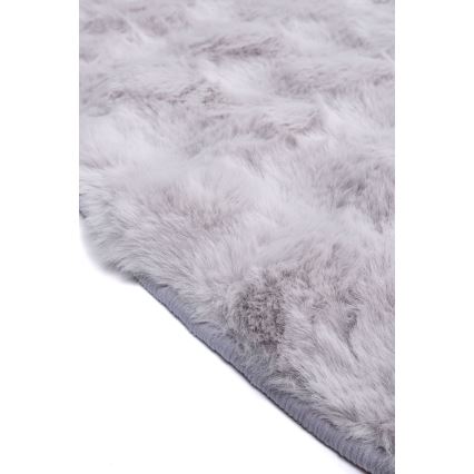 Rundt tæppe RABBIT BUBBLE 160 cm grå