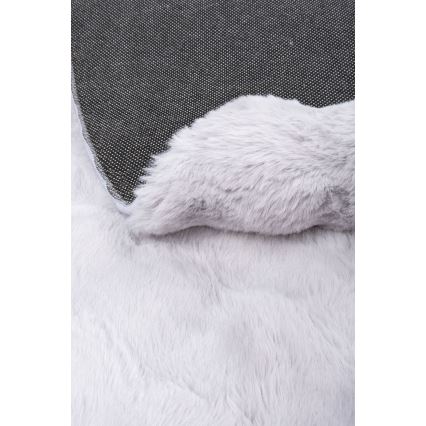 Rundt tæppe RABBIT BUBBLE 160 cm grå