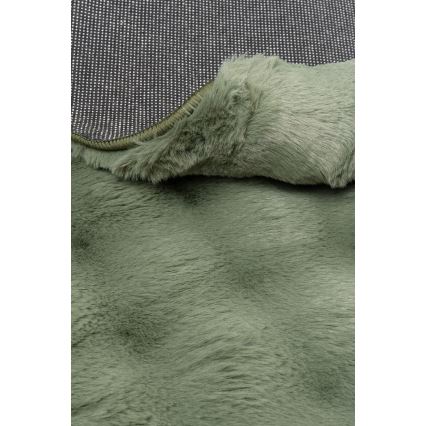 Rundt tæppe RABBIT BUBBLE 160 cm grøn