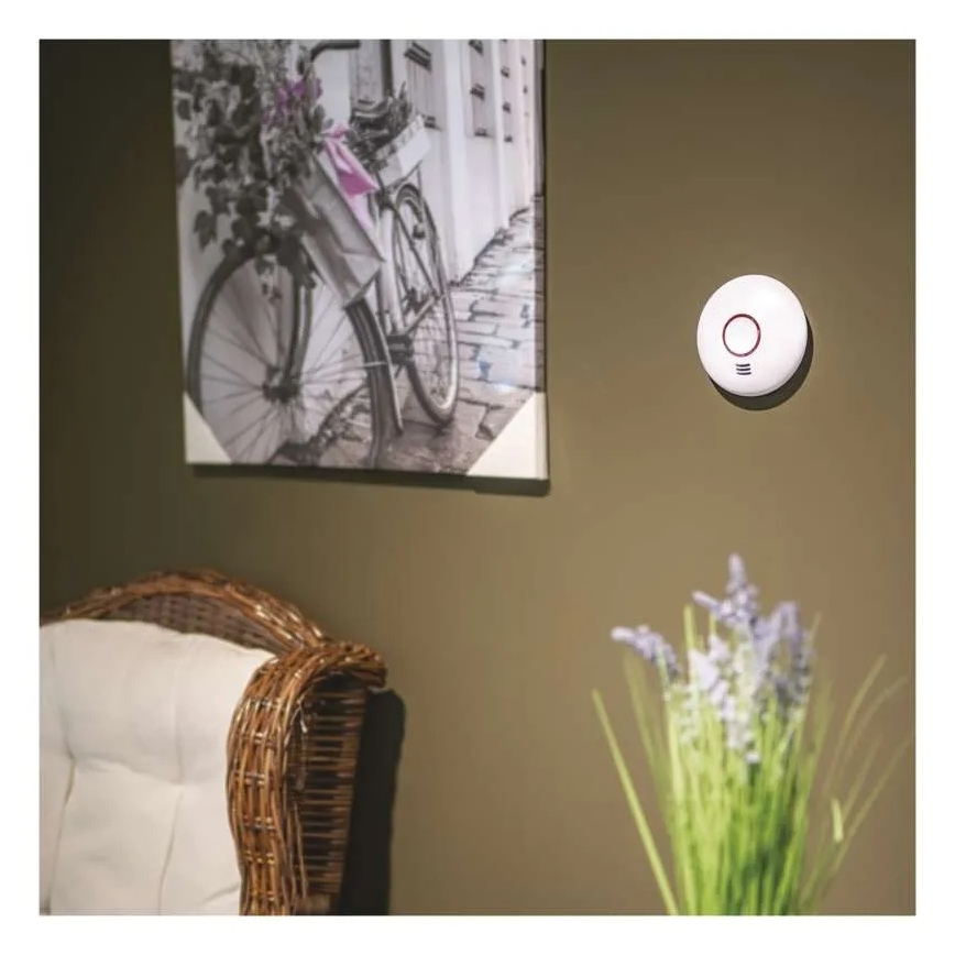 Røgalarm (2x AA-batterier)