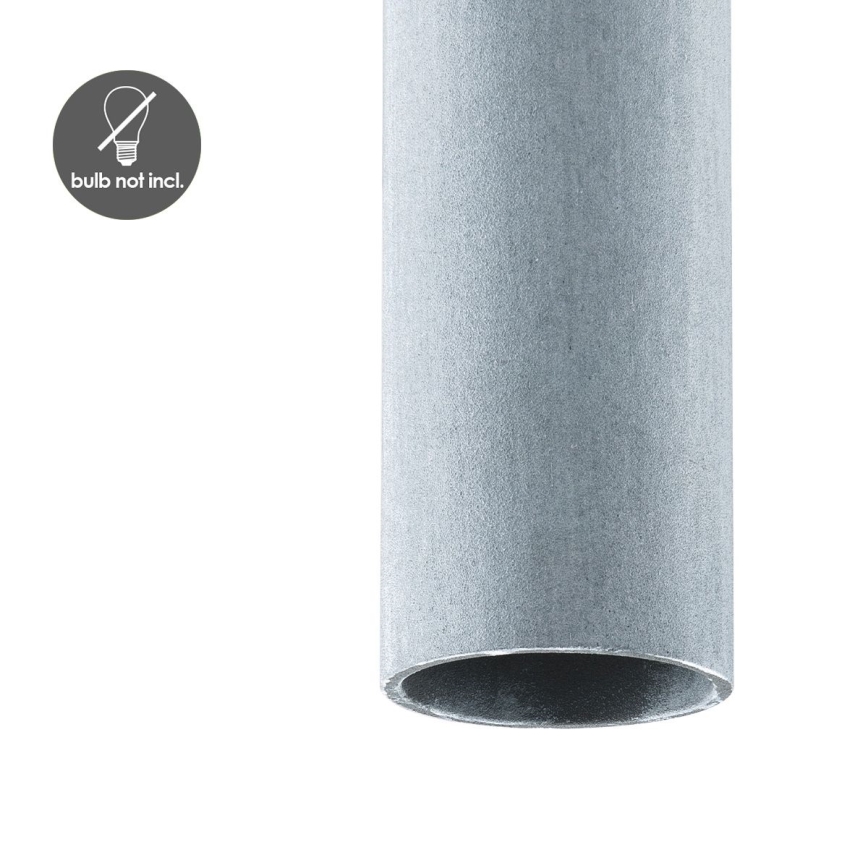 Loftlampe på kabel SAGA 1xE27/40W/230V grå