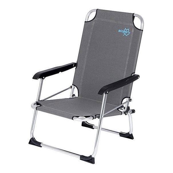 Sammenklappelig campingstol, grå