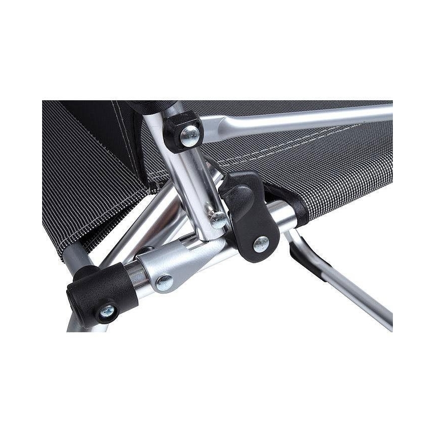 Sammenklappelig campingstol, grå