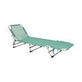 Sammenklappelig justerbar liggestol SUNO 56x190 cm turkis