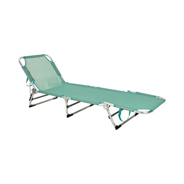 Sammenklappelig justerbar liggestol SUNO 56x190 cm turkis