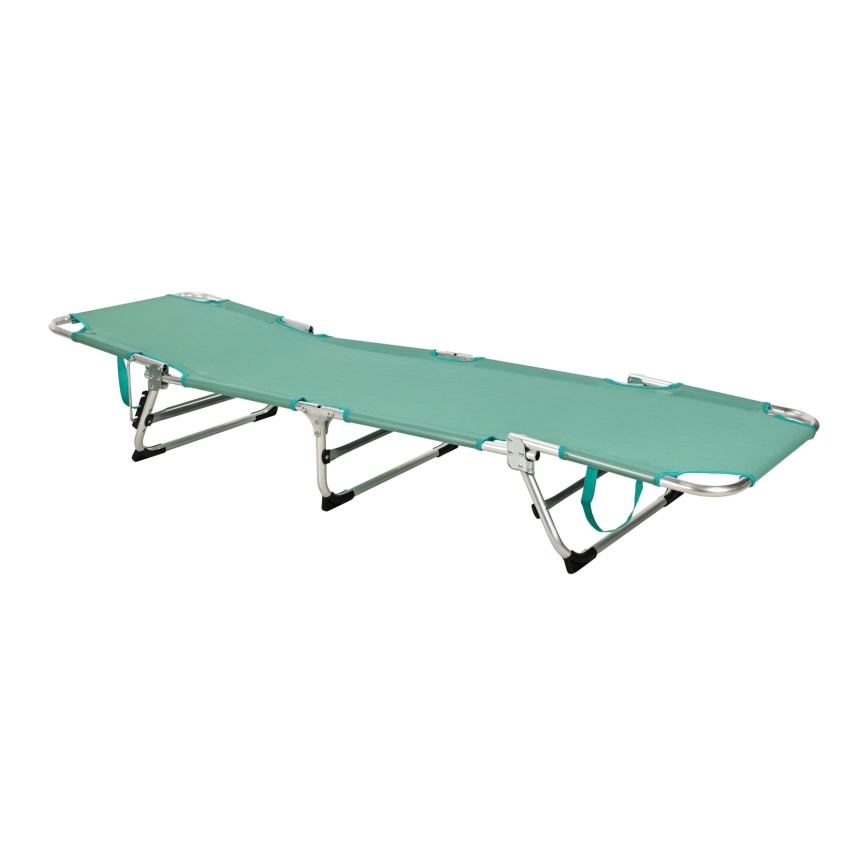 Sammenklappelig justerbar liggestol SUNO 56x190 cm turkis