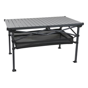 Sammenklappeligt campingbord 118x70 cm antracit