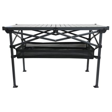 Sammenklappeligt campingbord 118x70 cm antracit