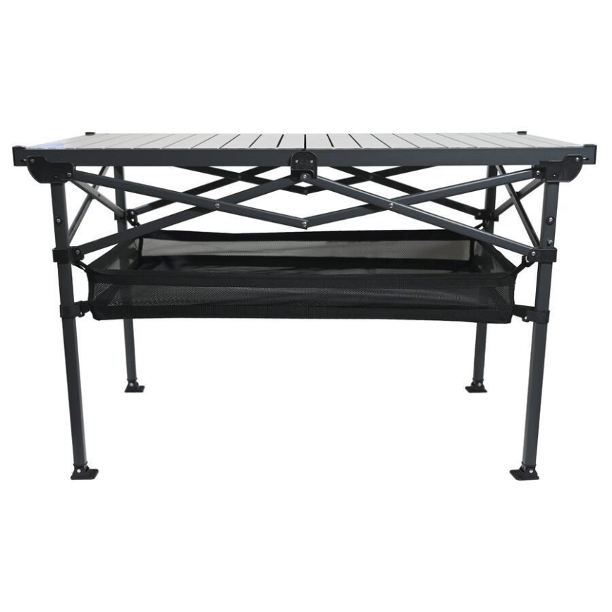 Sammenklappeligt campingbord 118x70 cm antracit