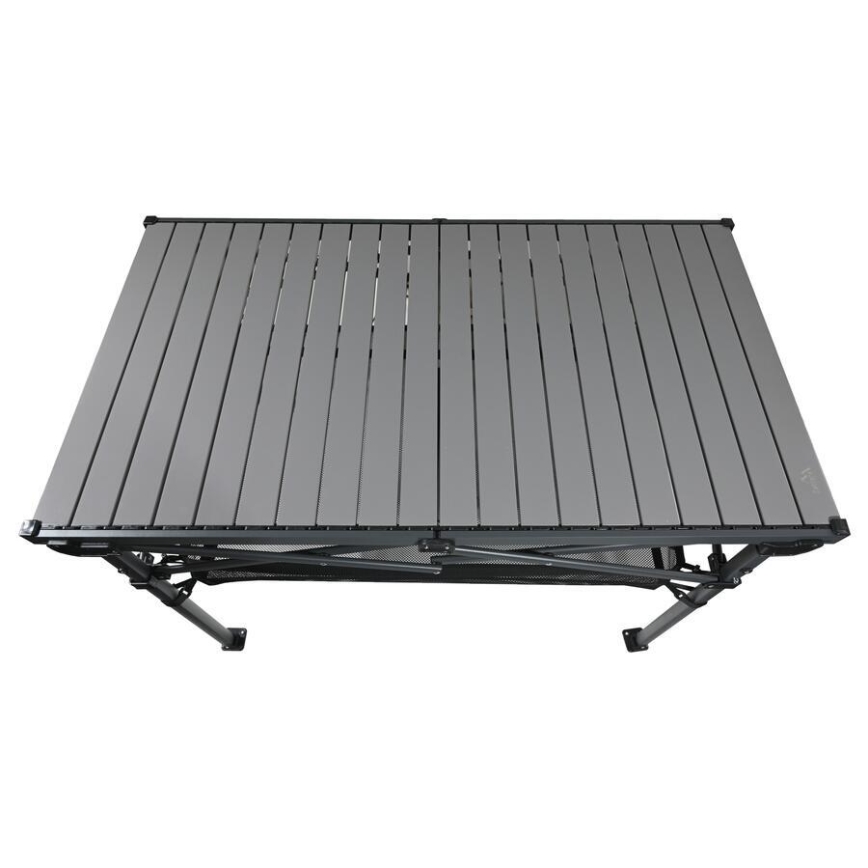 Sammenklappeligt campingbord 118x70 cm antracit