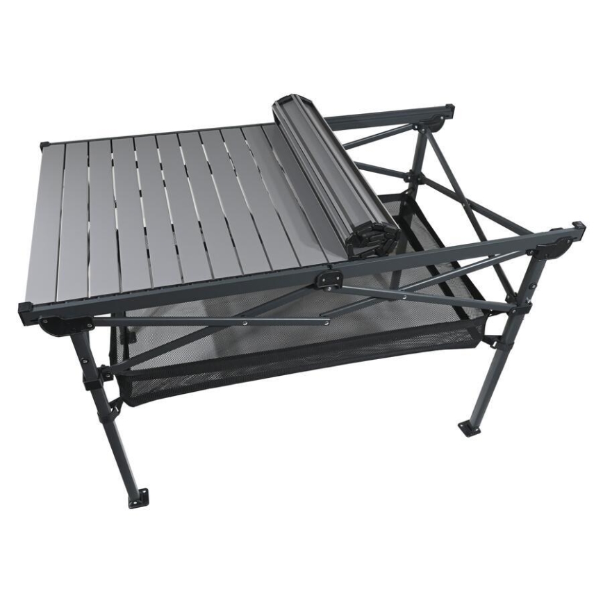 Sammenklappeligt campingbord 118x70 cm antracit