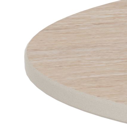 SANTORINI sofabord Ø 70 cm beige/grå/keramik