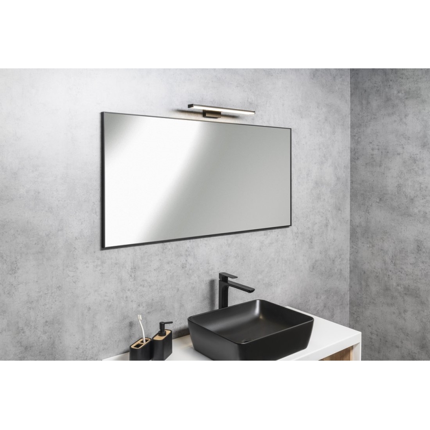 Sapho - AROWANA spejl i ramme 50x80 mat sort