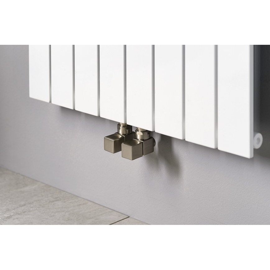 Sapho - Badeværelsesradiator COLONNA 614W/230V 29x180 cm hvid