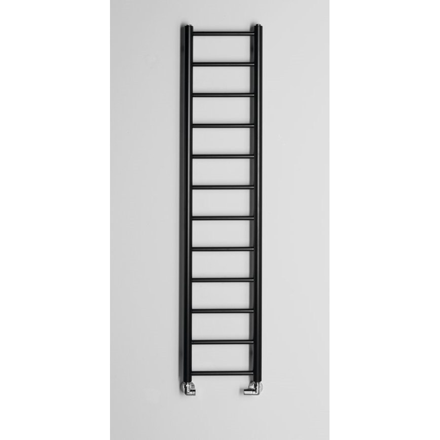 Sapho - Badeværelsesradiator DINA 138x30 cm mat sort