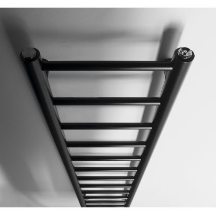 Sapho - Badeværelsesradiator DINA 138x30 cm mat sort