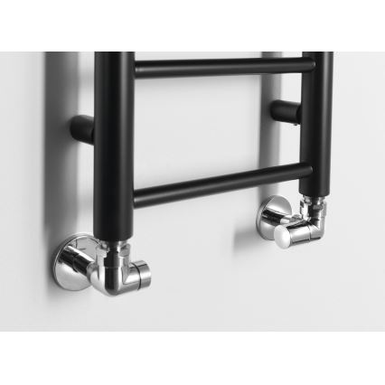 Sapho - Badeværelsesradiator DINA 138x30 cm mat sort