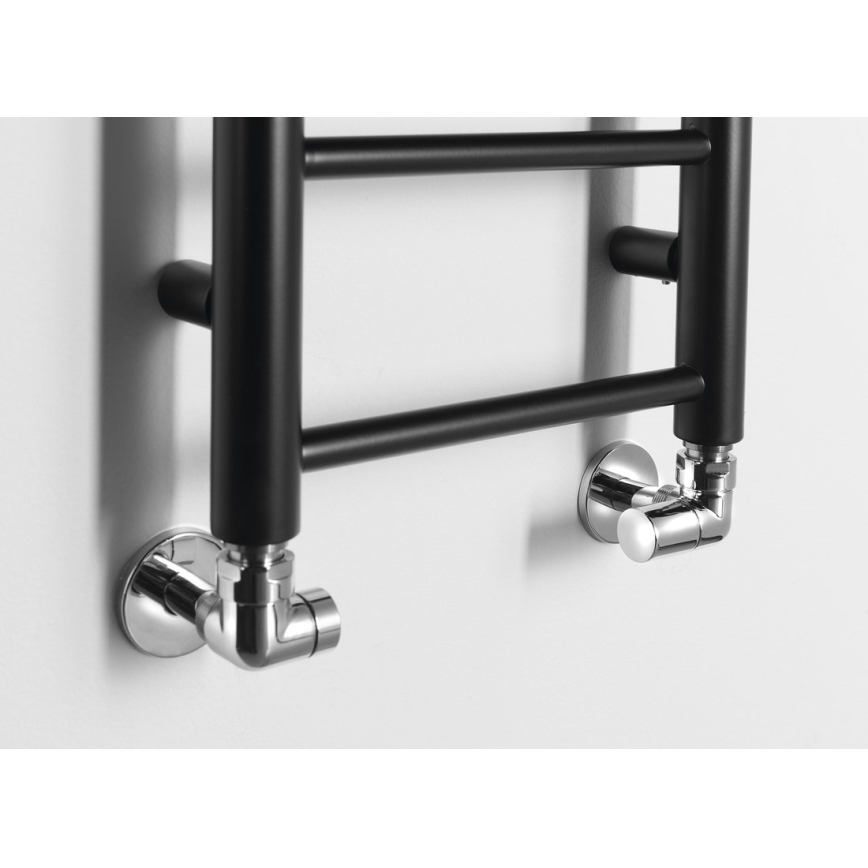 Sapho - Badeværelsesradiator DINA 138x30 cm mat sort