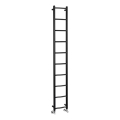 Sapho - Badeværelsesradiator DINA 168x25 cm mat sort