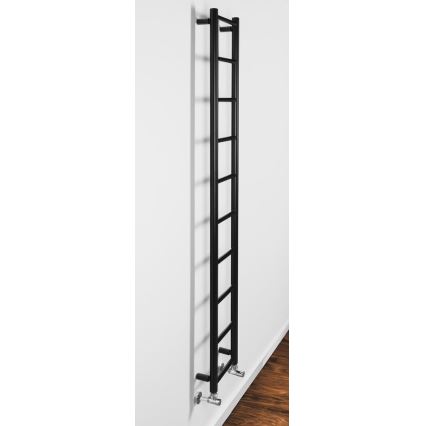 Sapho - Badeværelsesradiator DINA 168x25 cm mat sort