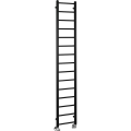 Sapho - Badeværelsesradiator DINA 174x30 cm mat sort