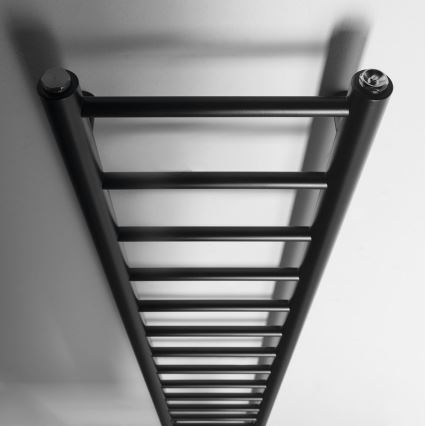 Sapho - Badeværelsesradiator DINA 174x30 cm mat sort