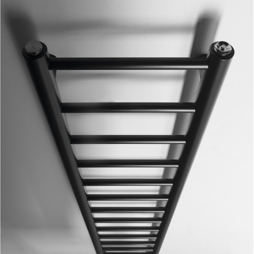 Sapho - Badeværelsesradiator DINA 174x30 cm mat sort