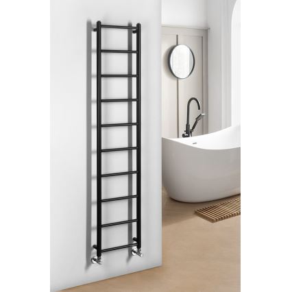 Sapho - Badeværelsesradiator DINA 334W 35x168 cm mat sort
