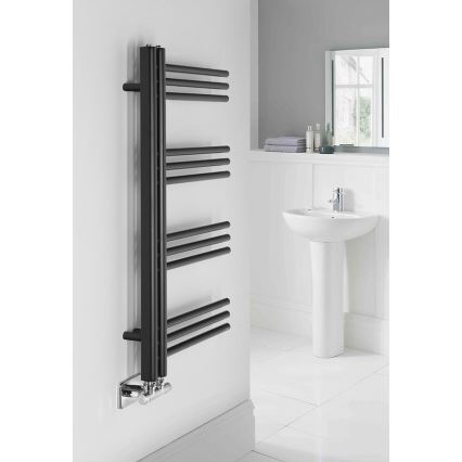 Sapho - Badeværelsesradiator DORLION 300W/230V 50x90 cm mat sort