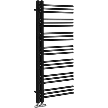 Sapho - Badeværelsesradiator DORLION 400 W 50x120x50 cm mat sort