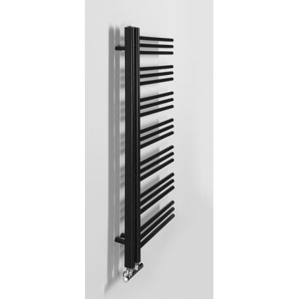 Sapho - Badeværelsesradiator DORLION 400 W 50x120x50 cm mat sort