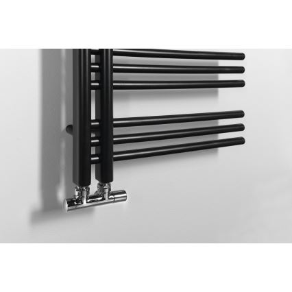 Sapho - Badeværelsesradiator DORLION 400 W 50x120x50 cm mat sort